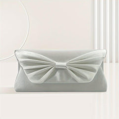 Bowknot Clutch Wallet Evening Bag For Wedding Party