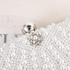 Beaded Evening Bag Clutch Box Purse for Wedding Party