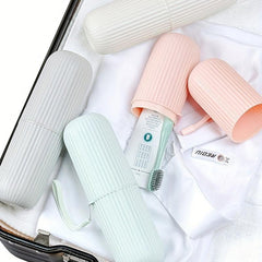 1pc Portable Travel Wash Cup Toothbrush Box