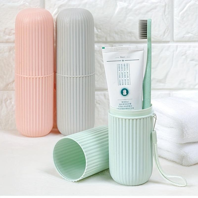 1pc Portable Travel Wash Cup Toothbrush Box