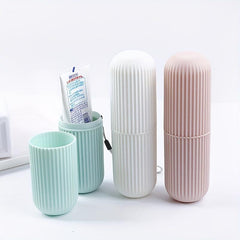1pc Portable Travel Wash Cup Toothbrush Box
