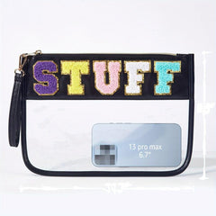 Transparent Zipper Cosmetic Bag Travel Storage Toiletry Bag