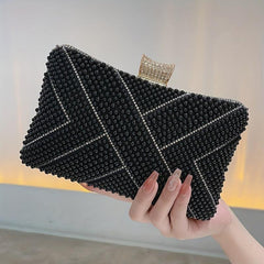 Glitter Clutch Bag Rhinestone Dinner Handbag Wedding Party Prom