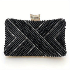Glitter Clutch Bag Rhinestone Dinner Handbag Wedding Party Prom