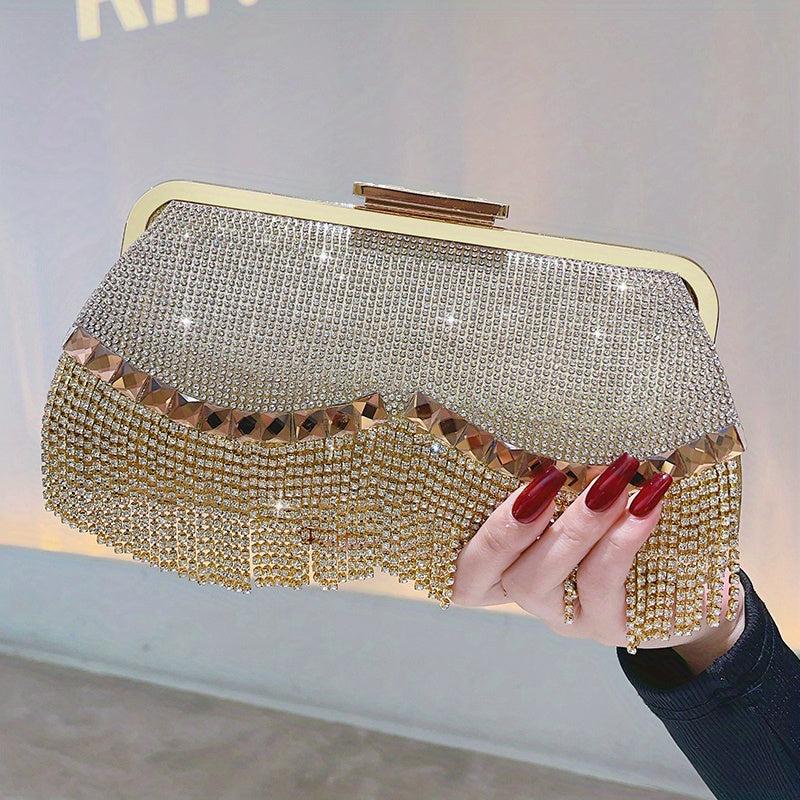 Rhinestone Evening Clutch Bag for Wedding Prom