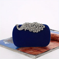 Rhinestone Evening Bag Glitter Clutch Purse Handbag 17cmx9cm