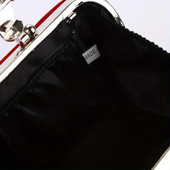 Rhinestone Evening Bag Glitter Clutch Purse Handbag 17cmx9cm