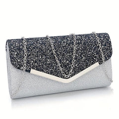 Sequin Evening Bag Glitter Clutch Wedding Purse Envelope Handbag