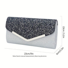 Sequin Evening Bag Glitter Clutch Wedding Purse Envelope Handbag