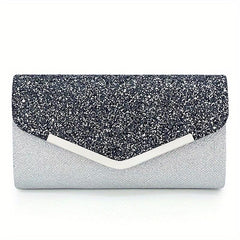 Sequin Evening Bag Glitter Clutch Wedding Purse Envelope Handbag