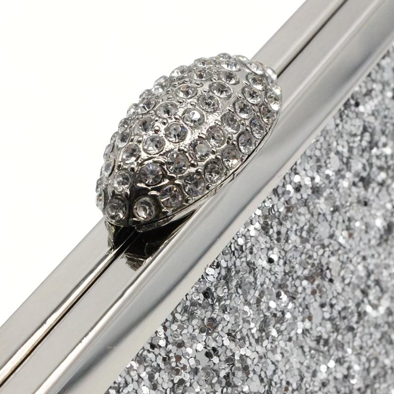 Glitter Sequins Evening Clutch Bag for Party Wedding