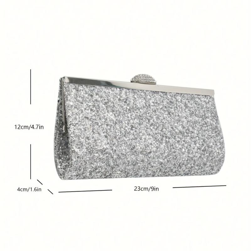 Glitter Sequins Evening Clutch Bag for Party Wedding