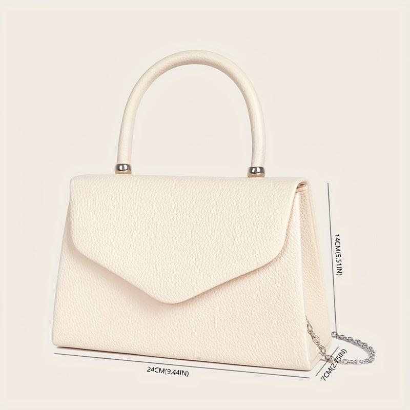 Women's Chain Crossbody Top Handle Flap Purse