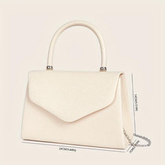Women's Chain Crossbody Top Handle Flap Purse