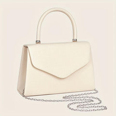 Women's Chain Crossbody Top Handle Flap Purse