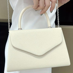 Women's Chain Crossbody Top Handle Flap Purse