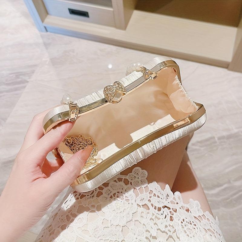 Pear Decor Evening Clutch Dinner Purse For Wedding Party