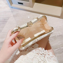 Pear Decor Evening Clutch Dinner Purse For Wedding Party