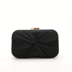 Minimalist Ruched Evening Bag Classic Clutch Chain Bag