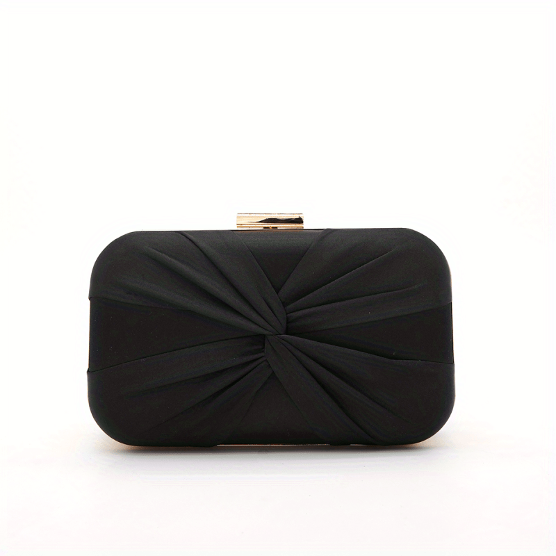 Minimalist Ruched Evening Bag Classic Clutch Chain Bag
