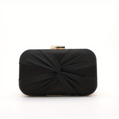 Minimalist Ruched Evening Bag Classic Clutch Chain Bag