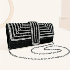 Glitter Wedding Clutch Rhinestone Evening Bag for Party