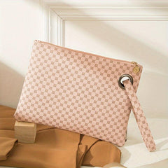 Vintage Pattern Coin Purse Clutch Wallet With Wristband