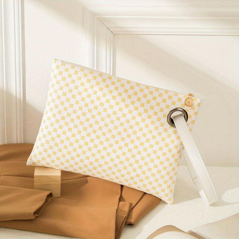 Vintage Pattern Coin Purse Clutch Wallet With Wristband