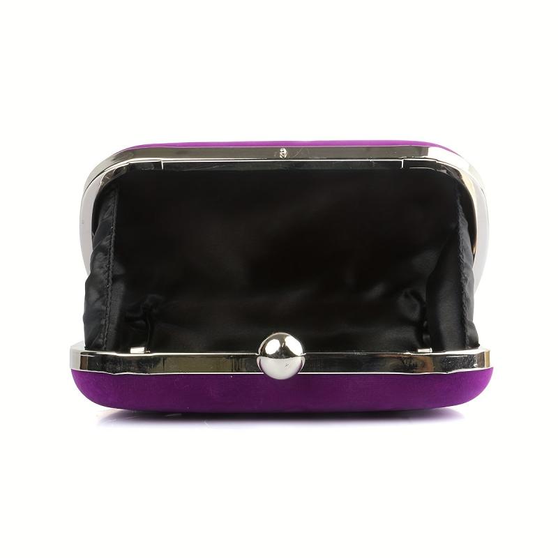 Velvet Evening Bag Formal Dinner Clutch Purse Banquet Handbag