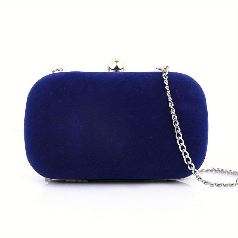 Velvet Evening Bag Formal Dinner Clutch Purse Banquet Handbag