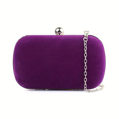 Velvet Evening Bag Formal Dinner Clutch Purse Banquet Handbag