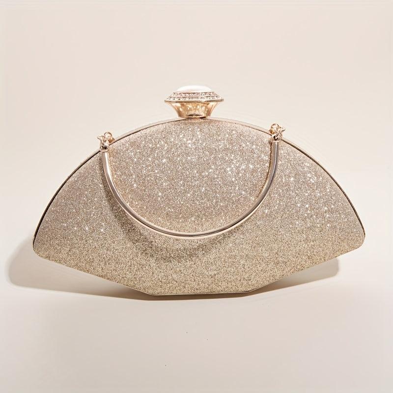 Glitter Evening Bag Classic Clutch Shoulder Chain Party Bag