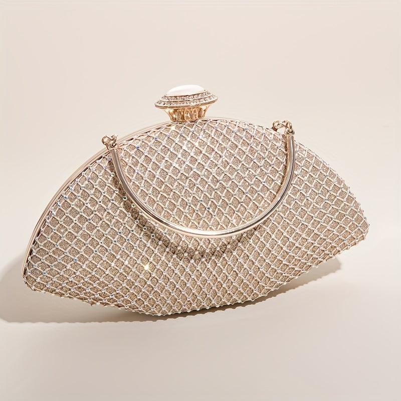Glitter Evening Bag Classic Clutch Shoulder Chain Party Bag