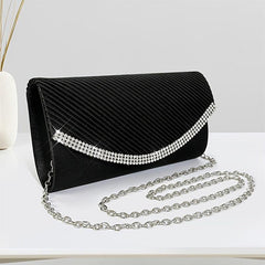 Rhinestone Evening Bag Dinner Clutch Purse Wedding Party Prom Handbag