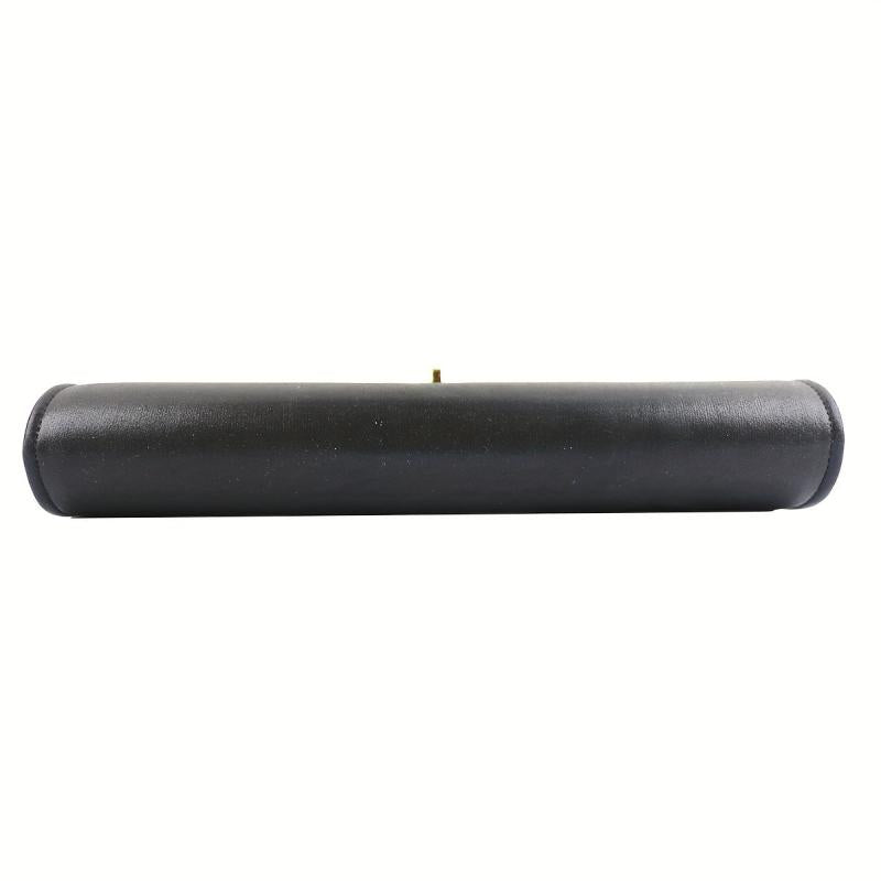 Metal Chain Clutch Elegent PU Leather Flap Purse