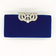 Rhinestone Evening Bag Chain Crossbody Clutch for Party Wedding