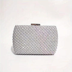 Rhinestone Mini Clutch Bag for Weddings Banquets Proms