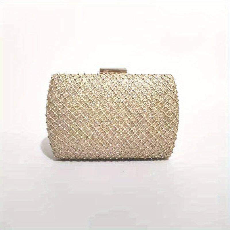 Rhinestone Mini Clutch Bag for Weddings Banquets Proms