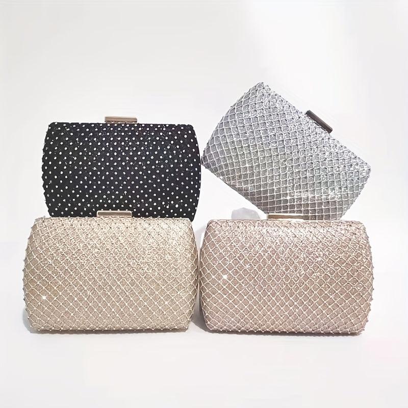 Rhinestone Mini Clutch Bag for Weddings Banquets Proms