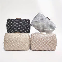Rhinestone Mini Clutch Bag for Weddings Banquets Proms