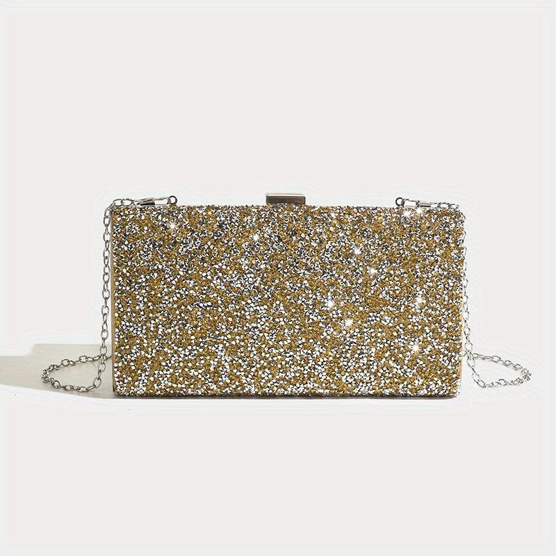 Glitter Rhinestone Clutch Wallet Evening Bag For Party