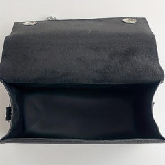 Rhinestone Decor Square Satchel Bag For Party