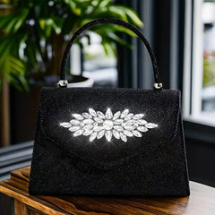 Glitter Rhinestone Clutch Purse Banquet Prom Evening Handbag