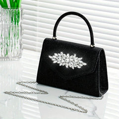 Glitter Rhinestone Clutch Purse Banquet Prom Evening Handbag