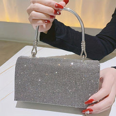 Rhinestone Evening Handbag Wedding Bridal Purse Clutch for Prom Party