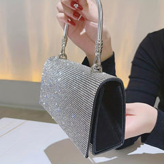 Rhinestone Evening Handbag Wedding Bridal Purse Clutch for Prom Party
