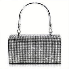 Rhinestone Evening Handbag Wedding Bridal Purse Clutch for Prom Party