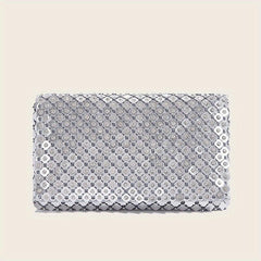 Rhinestone Evening Clutch Purse Chain Bag Wedding Party Prom