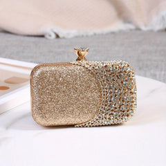 Glitter Rhinestone Evening Bag Wedding Bridal Purse Women's Handbag