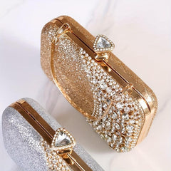 Glitter Rhinestone Evening Bag Wedding Bridal Purse Women's Handbag